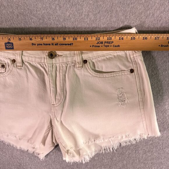 Old Navy Womens White Shorts Jeans Size 6 (29) Cut-Off Denim - Picture 8 of 10